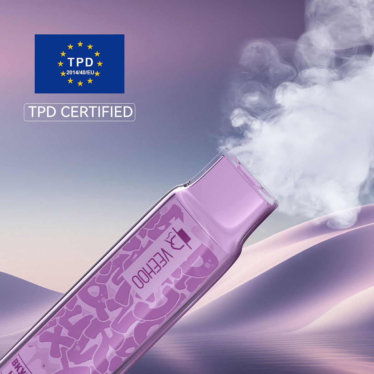 D3 S 1200 Puffs Disposable Vape TPD Certification