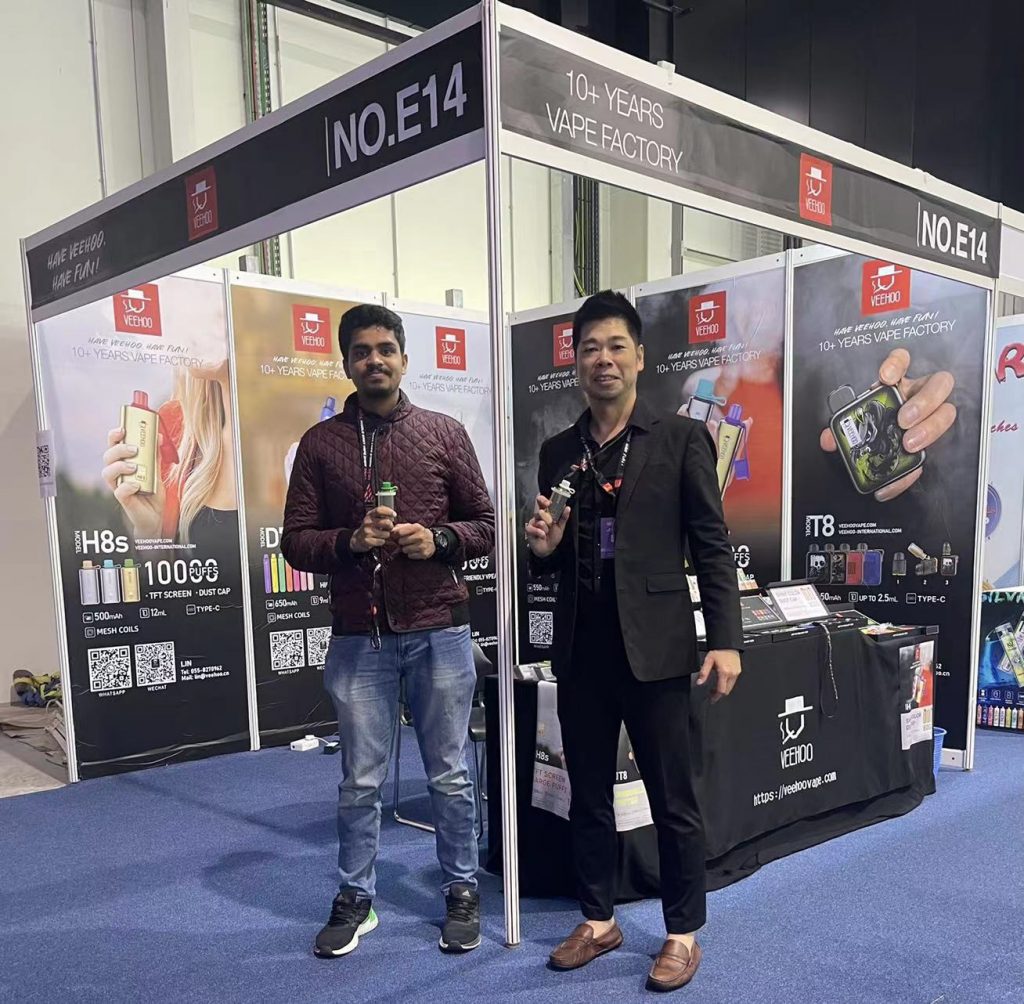 Veehoo vape successfully participated in the Bahrain vape Exhibition, and the exhibition trip ended successfully